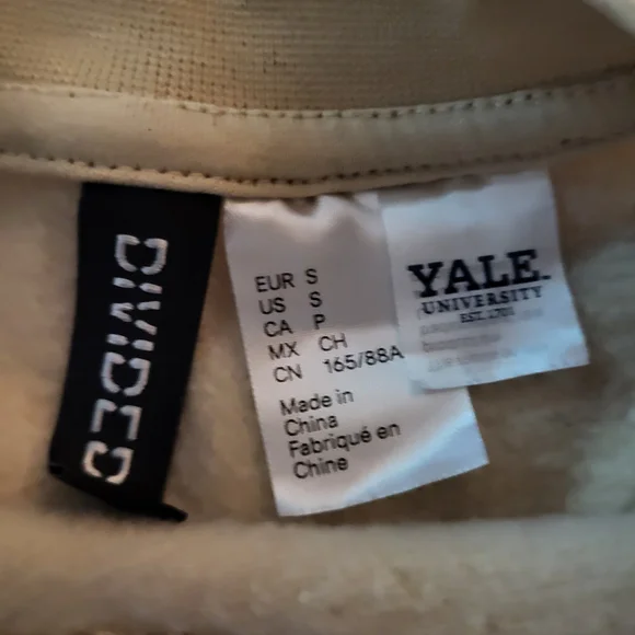 Divided Cream Yale University Sweatshirt - Picture 2 of 2